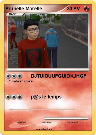 Pokemon Prunelle Morelle