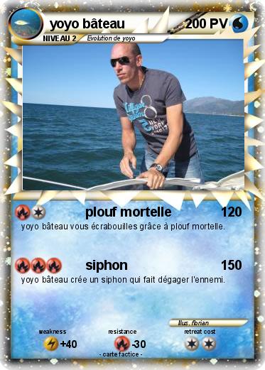 Pokemon yoyo bâteau