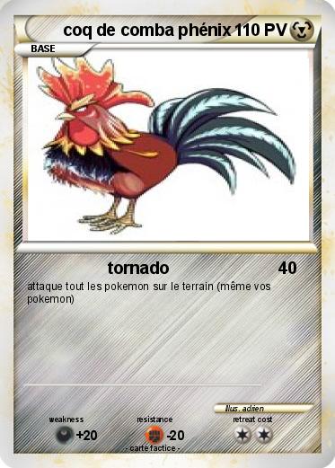 Pokemon coq de comba phénix