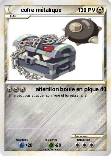 Pokemon cofre métalique