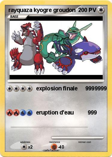 Pokemon rayquaza kyogre groudon