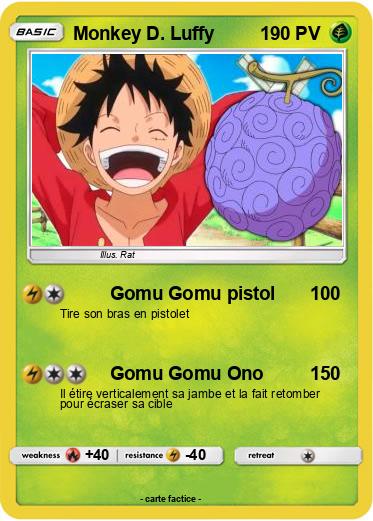 Pokemon Monkey D. Luffy