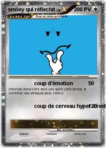Pokemon smiley qui réflechit