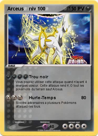 Pokemon Arceus    niv 100