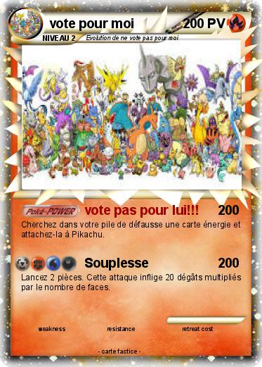 Pokemon vote pour moi