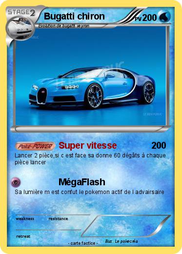 Pokemon Bugatti chiron