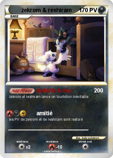 Pokemon zekrom & reshiram