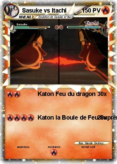 Pokemon Sasuke vs Itachi