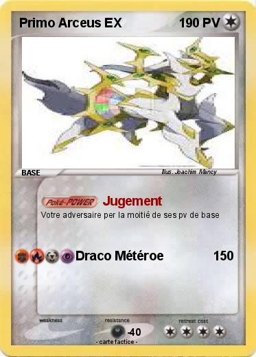 Pokemon Primo Arceus EX