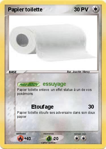 Pokemon Papier toilette