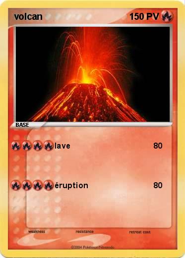 Pokemon volcan