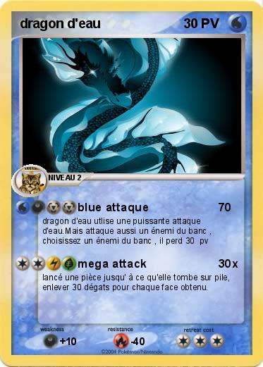 Pokemon dragon d'eau