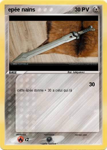 Pokemon epée nains