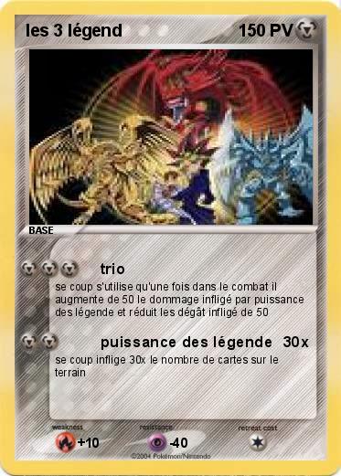 Pokemon les 3 légend