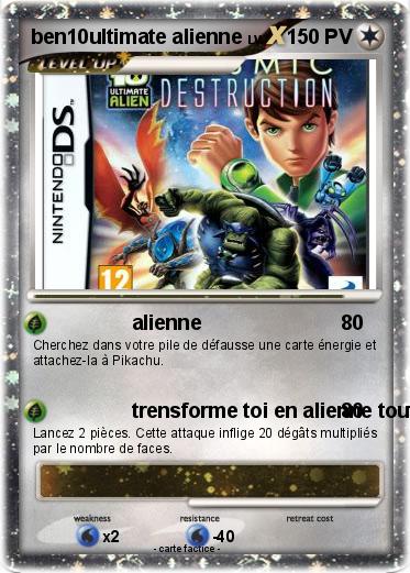 Pokemon ben10ultimate alienne