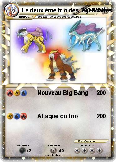 Pokemon Le deuxième trio des légendaires