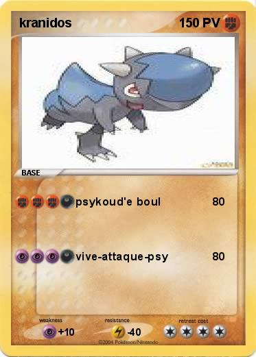 Pokemon kranidos