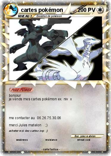 Pokemon cartes pokémon