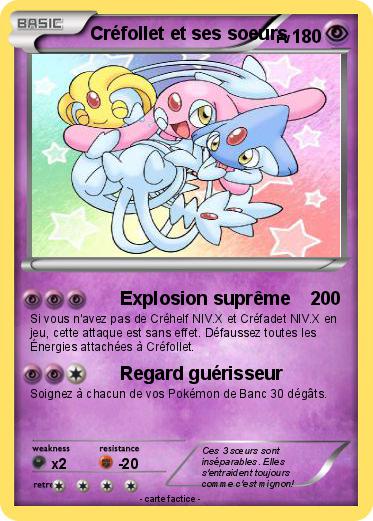 Pokemon Créfollet et ses soeurs