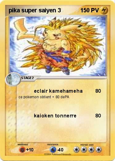 Pokemon pika super saiyen 3