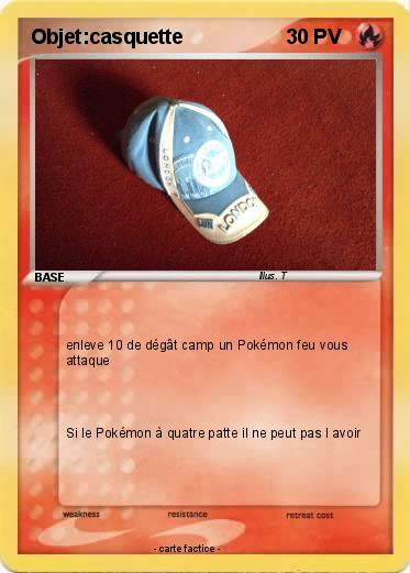 Pokemon Objet:casquette
