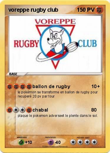 Pokemon voreppe rugby club