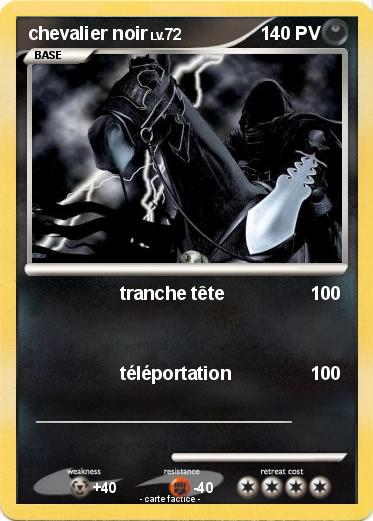 Pokemon chevalier noir