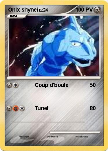 Pokemon Onix shynei