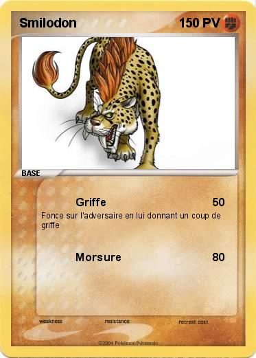 Pokemon Smilodon 