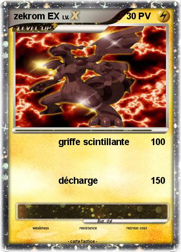 Pokemon zekrom EX