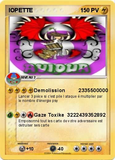 Pokemon IOPETTE