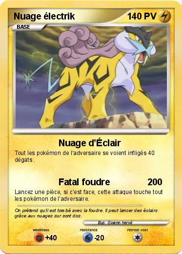Pokemon Nuage électrik