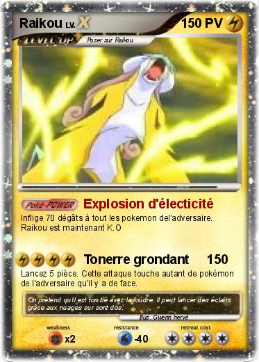 Pokemon Raikou