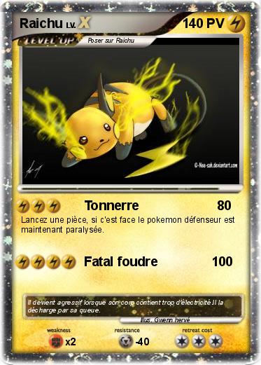 Pokemon Raichu