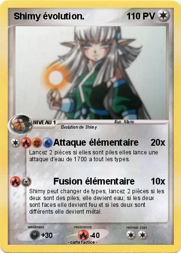 Pokemon Shimy évolution.