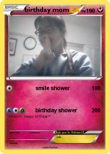 Pokemon birthday mom
