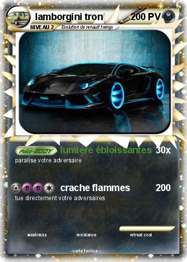 Pokemon lamborgini tron