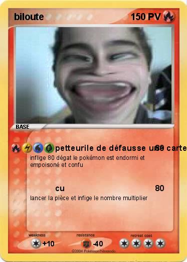 Pokemon biloute                                        