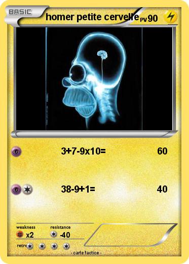 Pokemon homer petite cervelle