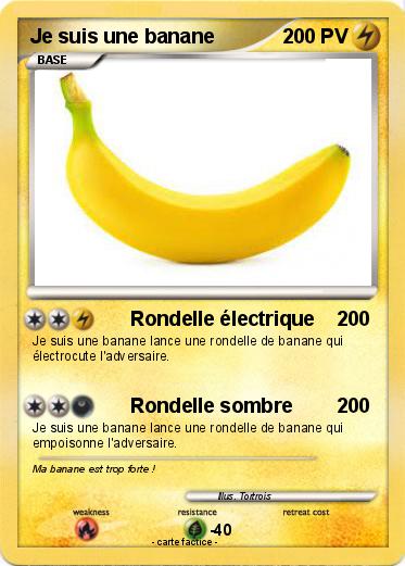 Pokemon Je suis une banane