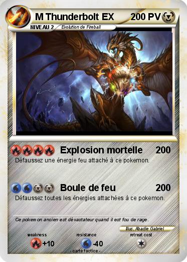 Pokemon M Thunderbolt EX