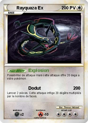 Pokemon Rayquaza Ex