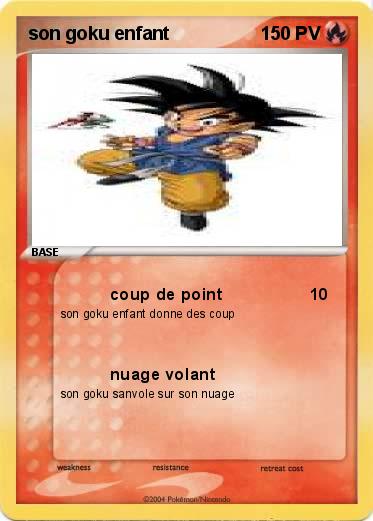 Pokemon son goku enfant