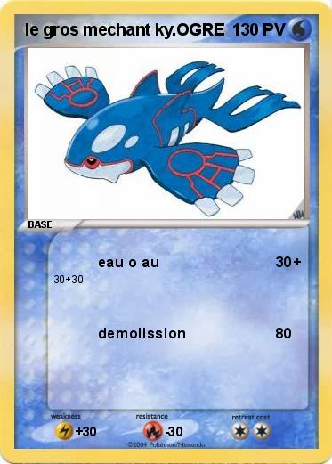 Pokemon le gros mechant ky.OGRE
