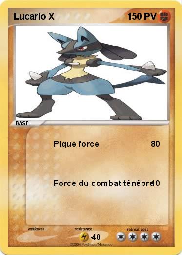 Pokemon Lucario X