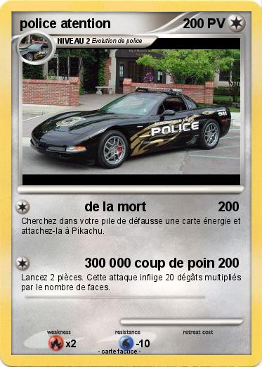 Pokemon police atention