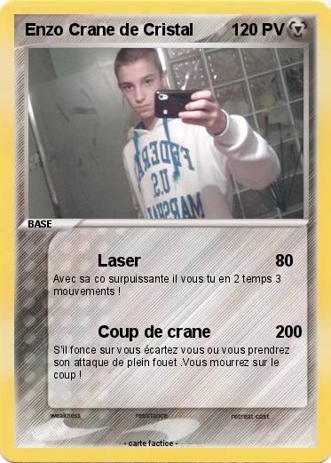 Pokemon Enzo Crane de Cristal