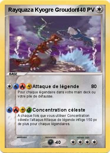 Pokemon Rayquaza Kyogre Groudon 
