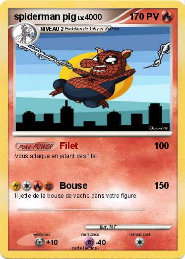 Pokemon spiderman pig
