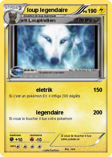 Pokemon loup legendaire
